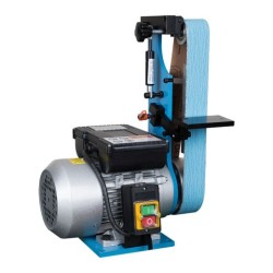 Lijadora de banda vertical pequeña, fresadora eléctrica para carpintería, pulidora y afiladora de cuchillos.
