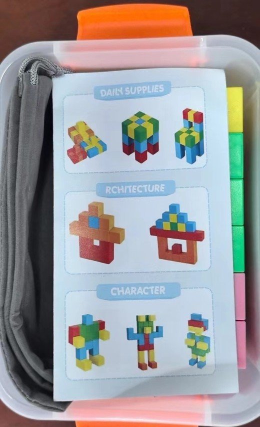 Caja de almacenamiento de 60 piezas de 35 mm, bloques de construcción magnéticos, cubo mágico para niños