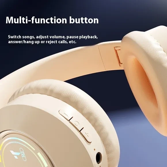 Auriculares inalámbricos de graves profundos para música, juegos y deportes electrónicos