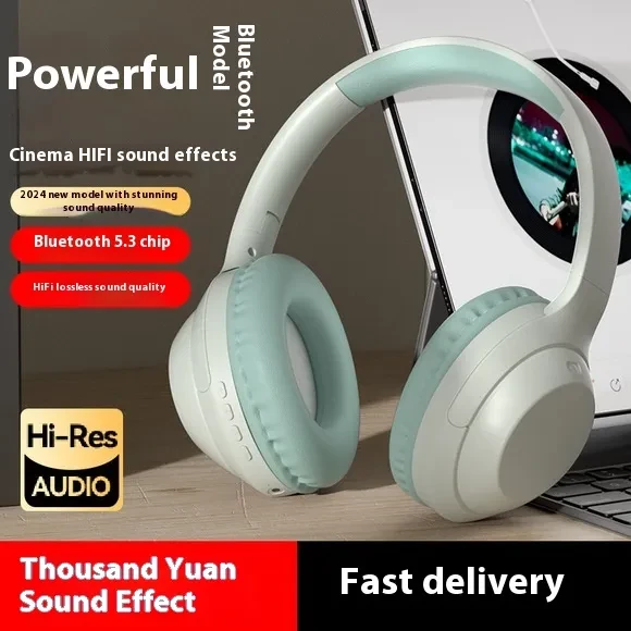 Auriculares inalámbricos de graves profundos para música, juegos y deportes electrónicos