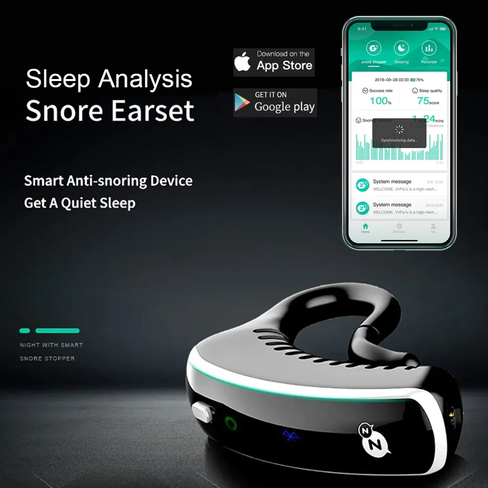 Dispositivo antirronquidos con Bluetooth las 24 horas