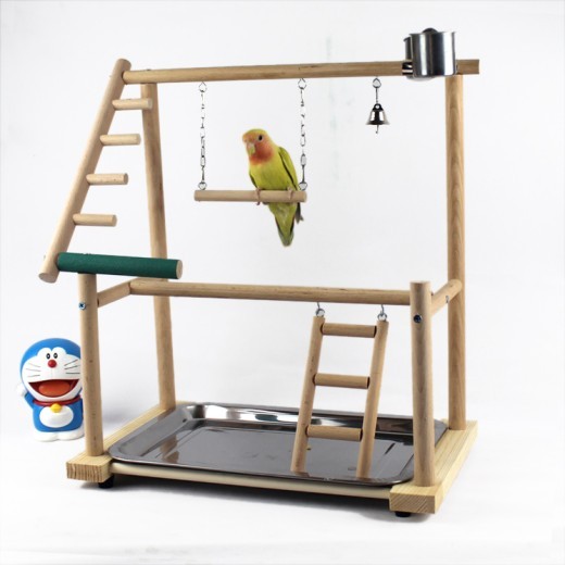 Soporte para pájaros, escritorio de entrenamiento para cacatúas, parque infantil, juguete para pájaros, columpio, escalera para escalar, suministros para aves