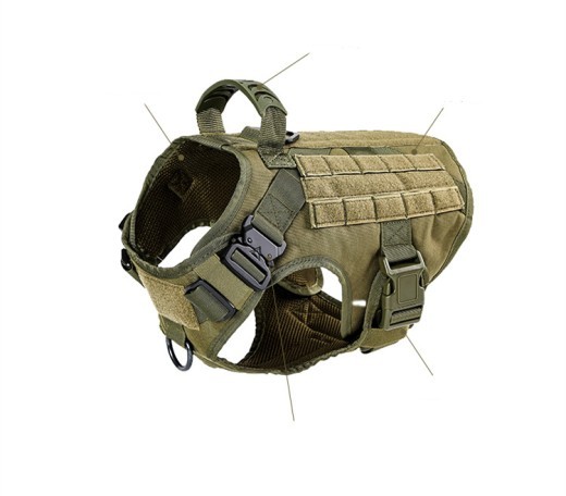 Chaleco táctico para perro de tamaño mediano y grande
