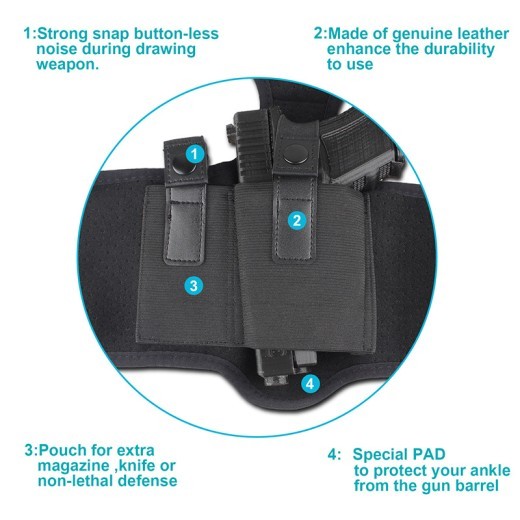 Funda táctica universal para pistola de sigilo para exteriores