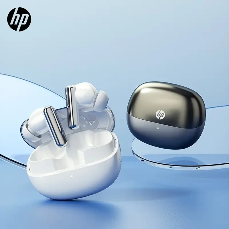 Audífonos inalámbricos HP True Wireless: 18 horas de reproducción, cancelación activa de ruido, control táctil, carga tipo C, ideales para escuchar todo el día.