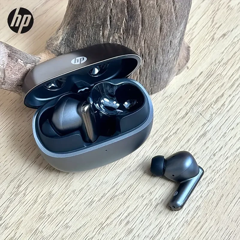 Audífonos inalámbricos HP True Wireless: 18 horas de reproducción, cancelación activa de ruido, control táctil, carga tipo C, ideales para escuchar todo el día.