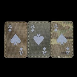 Pala luminosa para exteriores con camuflaje y velcro táctico