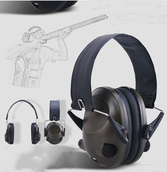 Auriculares tácticos ajustables con protección militar y antirruido