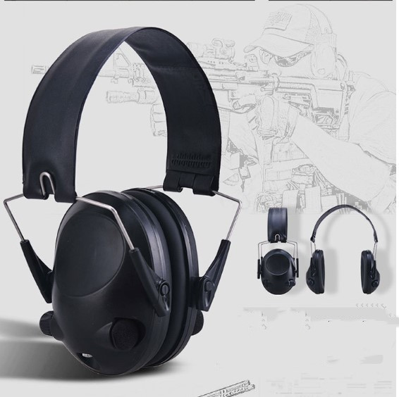 Auriculares tácticos ajustables con protección militar y antirruido