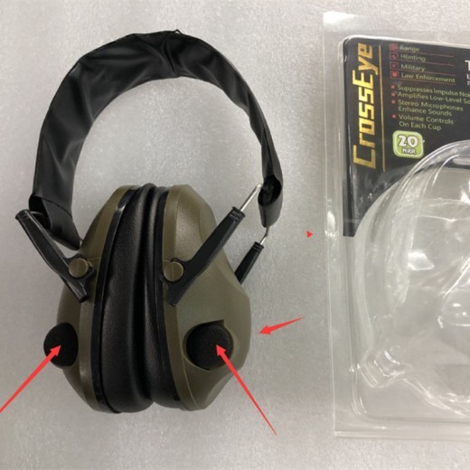 Auriculares tácticos ajustables con protección militar y antirruido