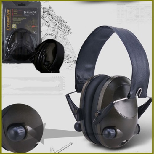 Auriculares tácticos ajustables con protección militar y antirruido