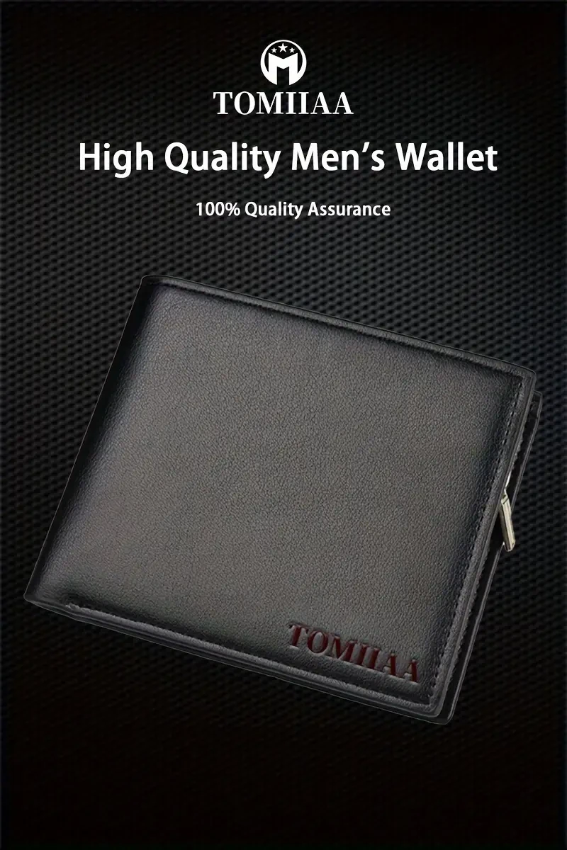 Conjunto de 2 cinturones y billetera de cuero genuino TOMIIAA para hombre - Estilo casual con hebilla automática de aleación - Accesorios de negocios de alta calidad