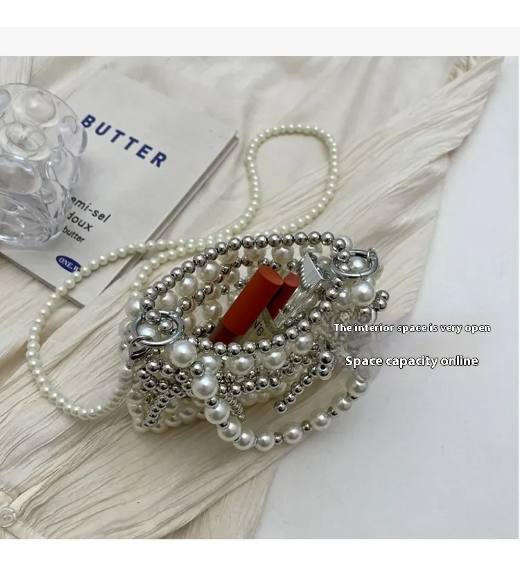 Bolso de lujo para mujer Dinner Pearl