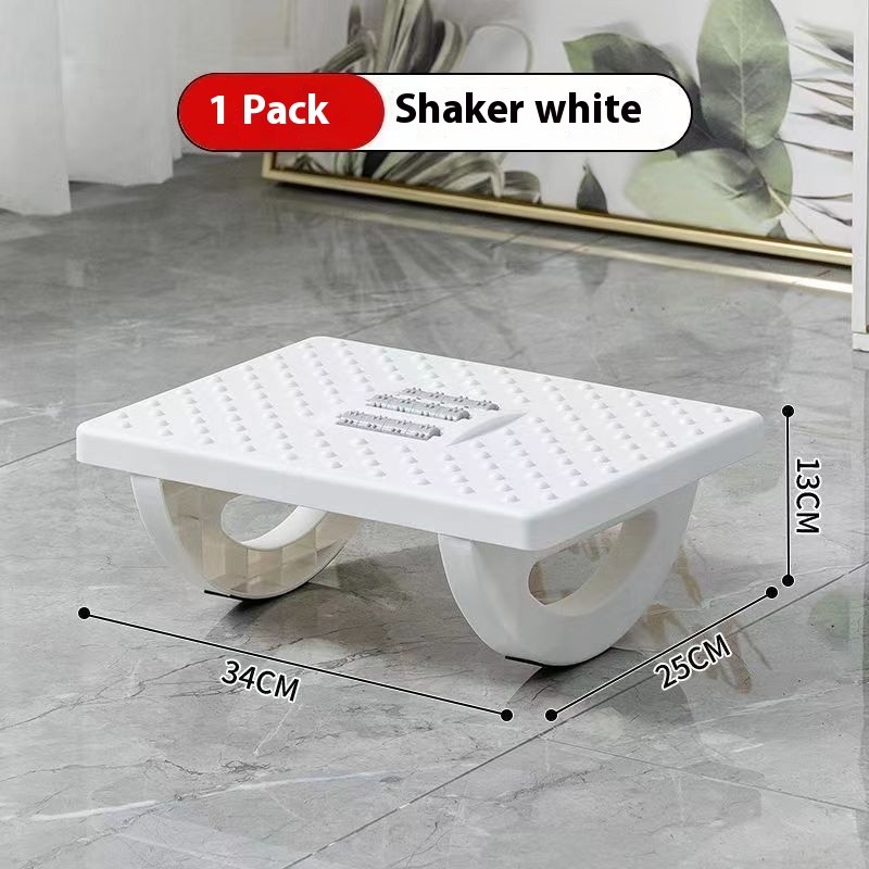 Reposapiés ergonómico portátil con rodillos de masaje para debajo del escritorio