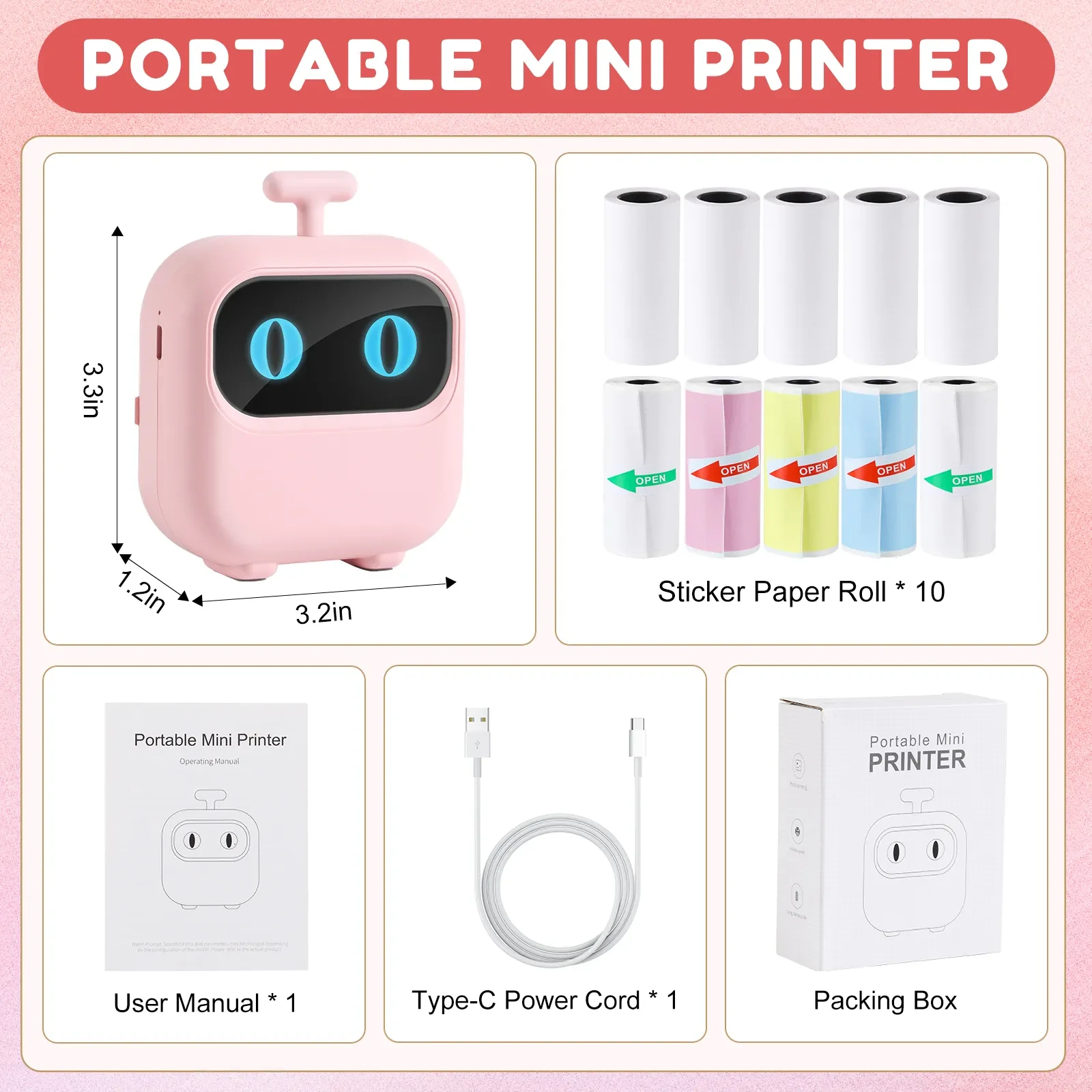 Mini impresora térmica