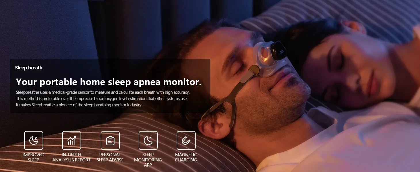 Monitor de respiración durante el sueño