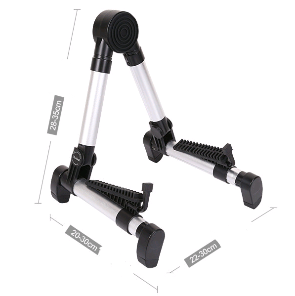 Soporte de guitarra vertical plegable Soporte de guitarra vertical Maravilloso soporte de guitarra plegable Soporte de violín Accesorios de guitarra