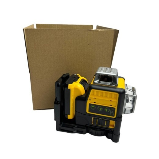 Nivel láser de 12 líneas con luz verde, nivelación automática, gradiente 3D, infrarrojo de alta precisión, estante de pared superior