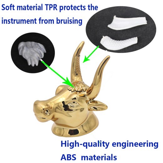 Gancho de guitarra con forma de cabeza de vaca, accesorios creativos