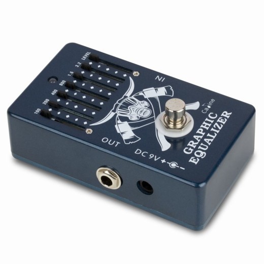 Pedal de guitarra Caline CP-71 con ecualizador de 6 bandas y 9 V, diseño de bypass real, accesorios para guitarra