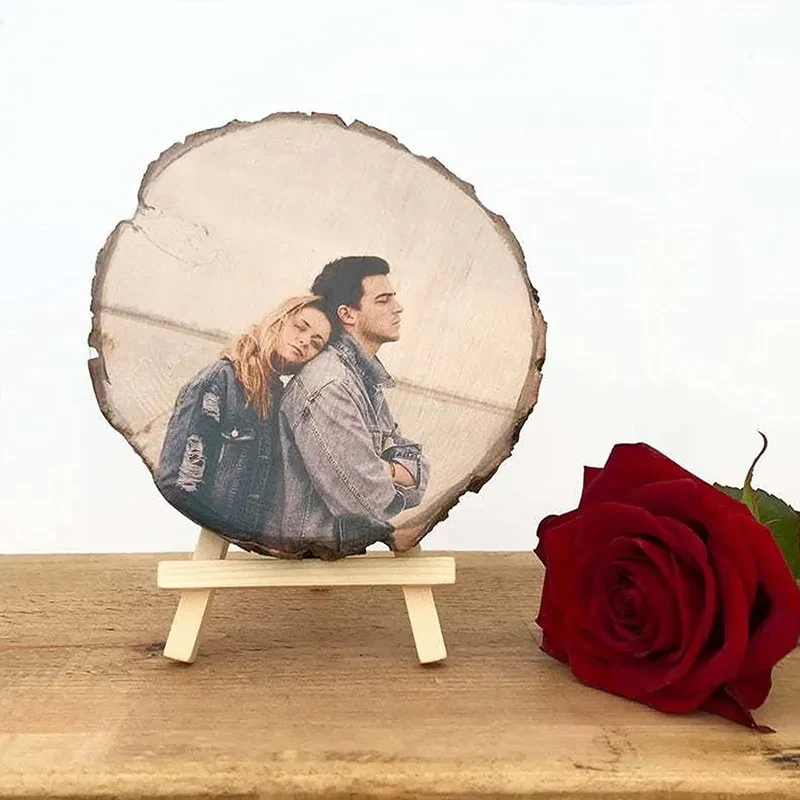 Álbum de fotos personalizado, artesanía de madera, decoración de escritorio