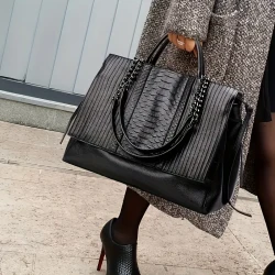 Bolso de hombro para portátil de gran capacidad