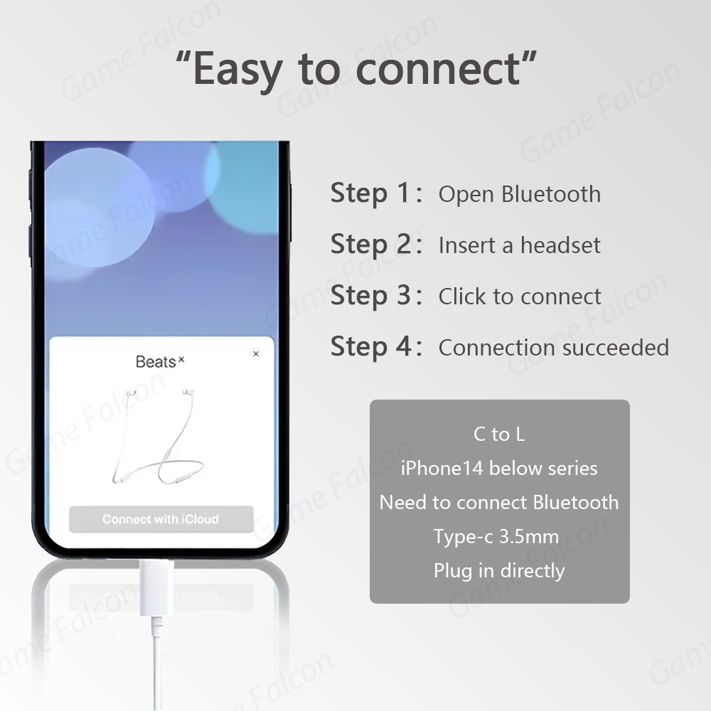 Auriculares con cable Bluetooth de alta fidelidad para iPhone de Apple