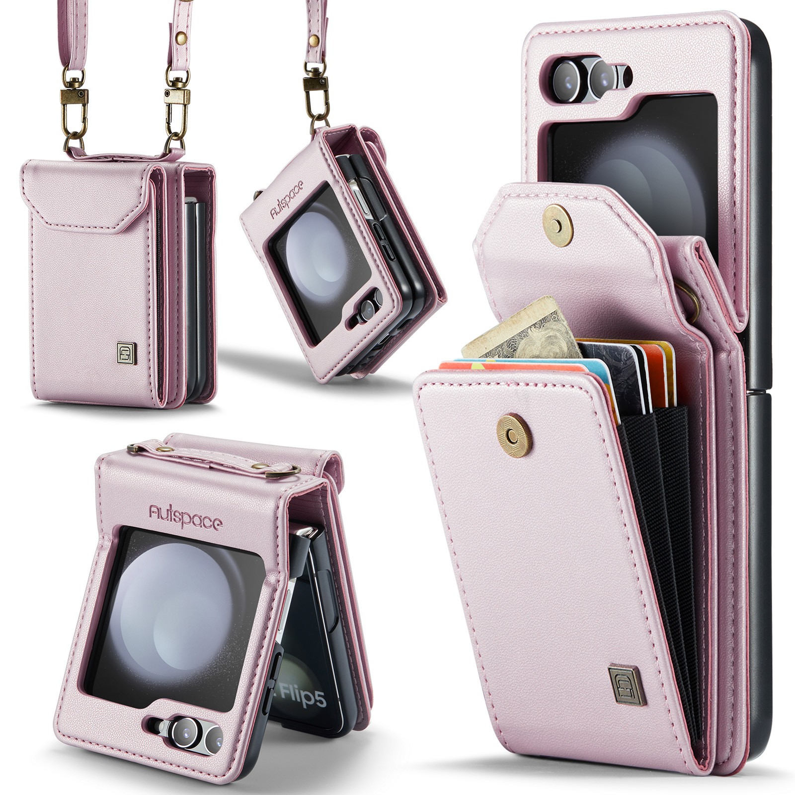 Folding Three-in-one Protective Leather Case