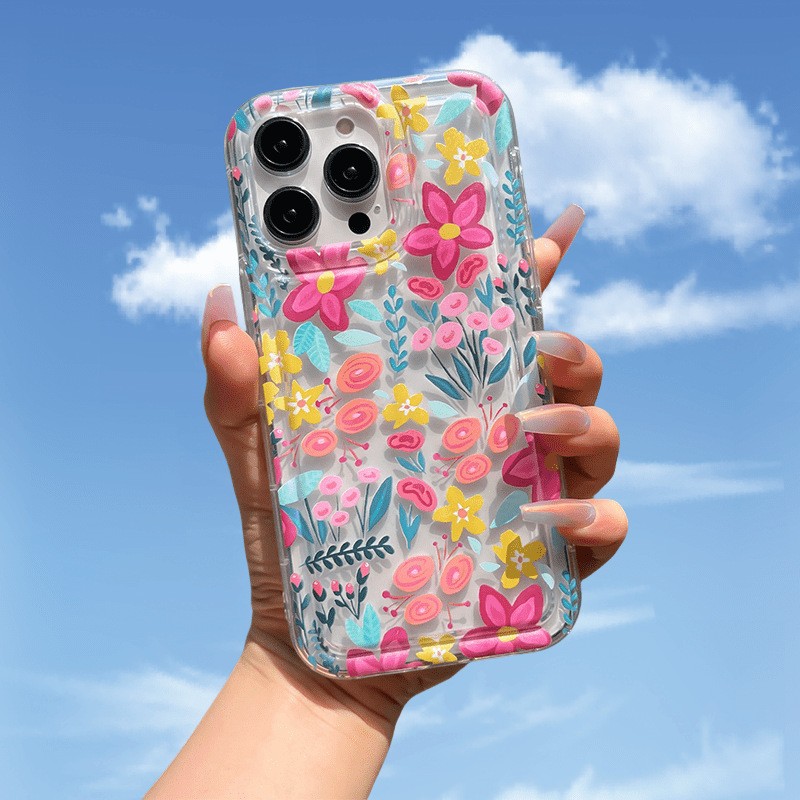 Colorful Bright Flower Airbag Phone Case