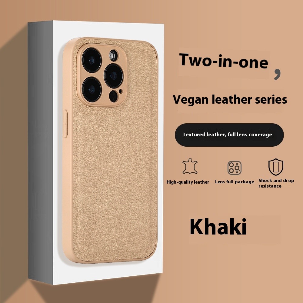 Suitable For 16pm Lychee Pattern Phone Case Niche Advanced Sense