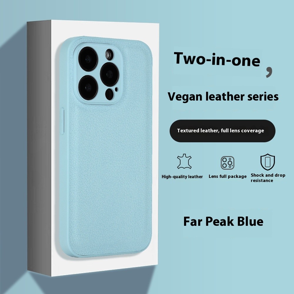 Suitable For 16pm Lychee Pattern Phone Case Niche Advanced Sense
