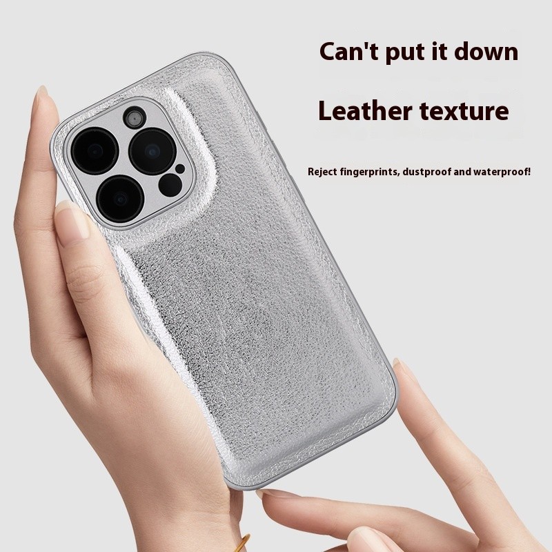 Suitable For 16pm Lychee Pattern Phone Case Niche Advanced Sense