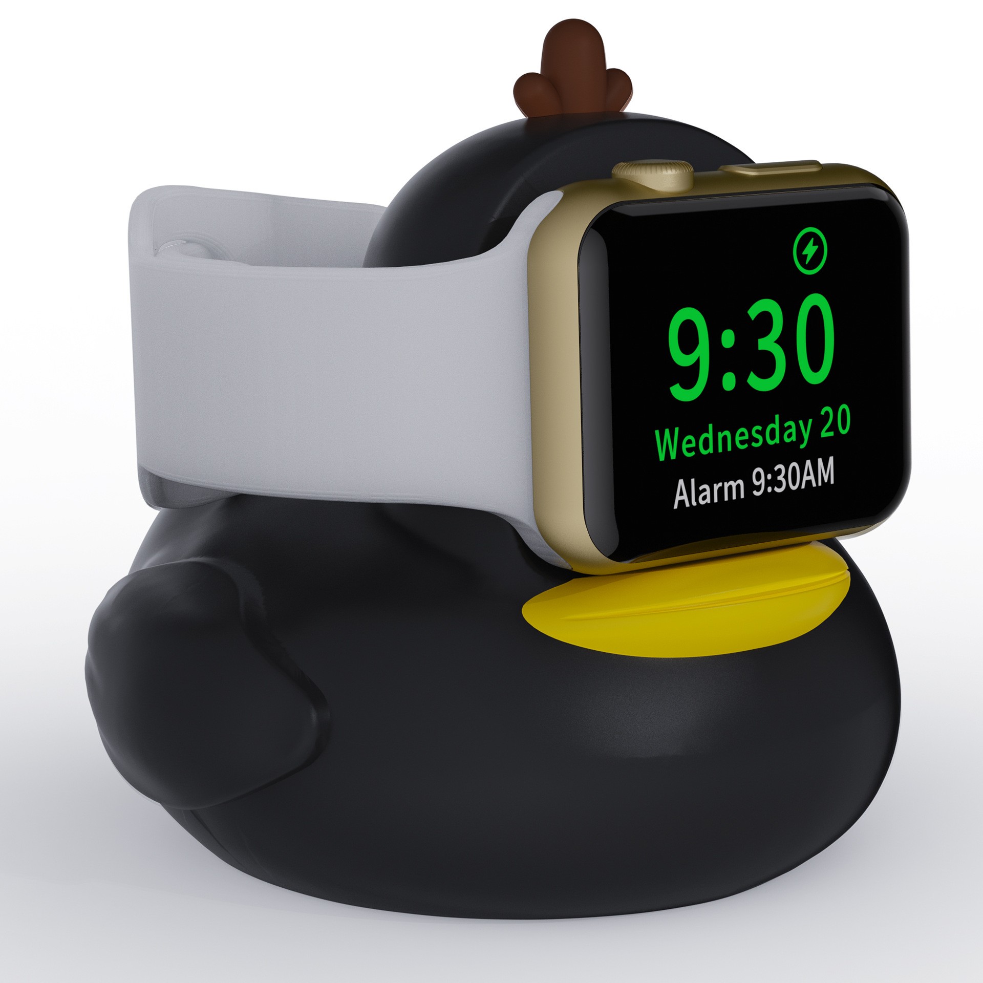 Cartoon Silicone Little Duck Charging Base Creative