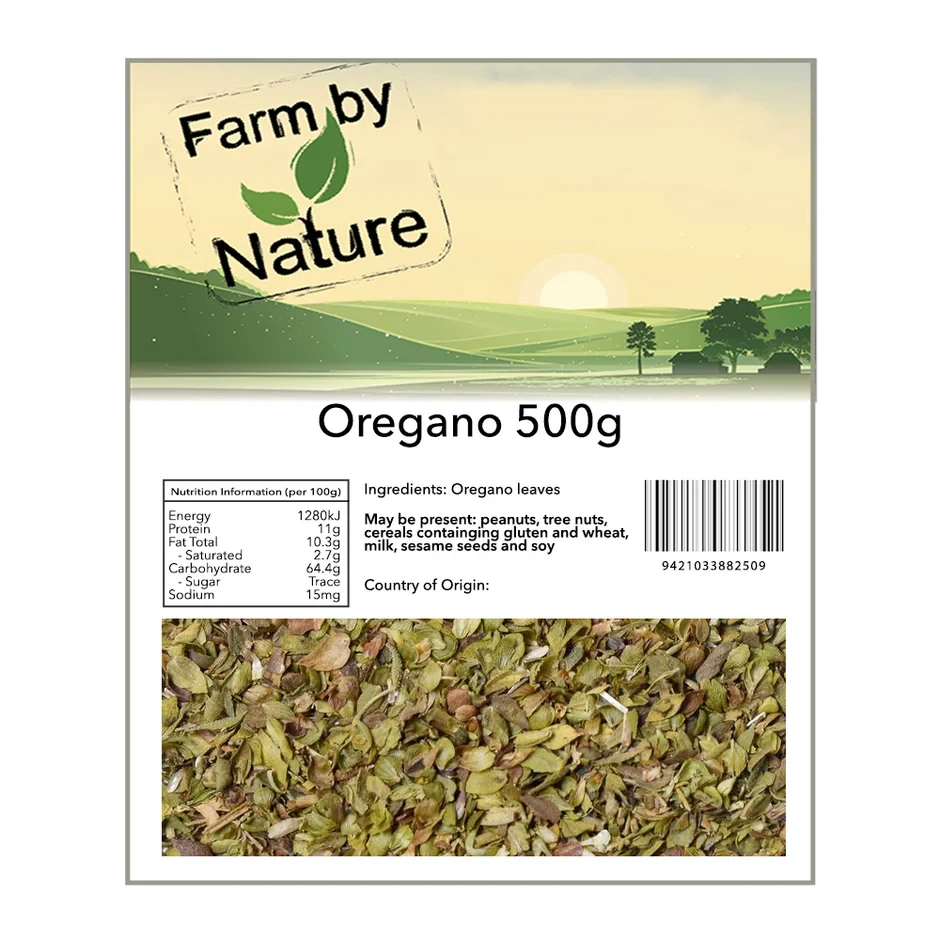 FARM BY NATURE Oregano Rubbed 500g