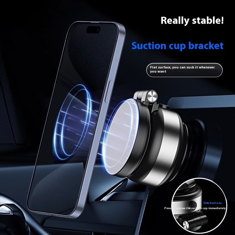 Vacuum Adsorption Magnetic Car Phone Holder