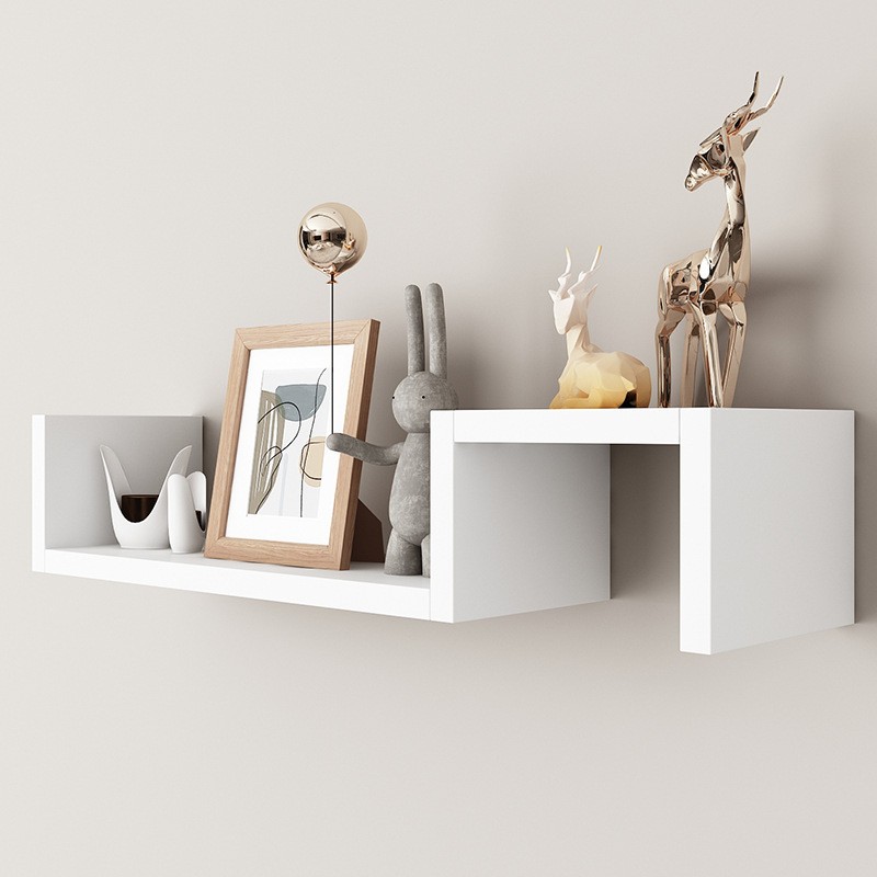 White Floating Shelves