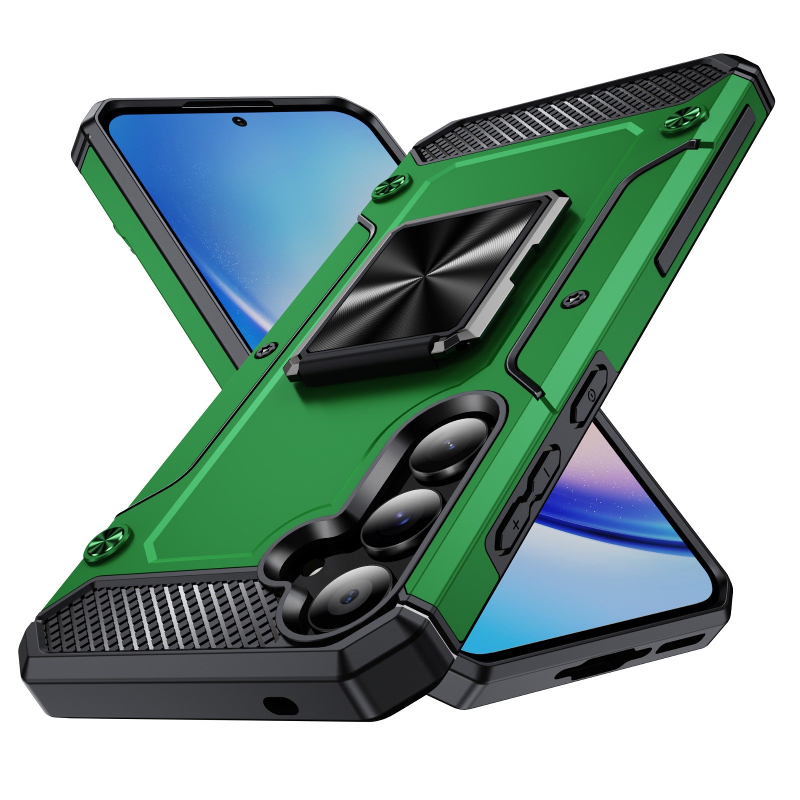 5-corner Anti Drop Magnetic Rotating Wristband Phone Case