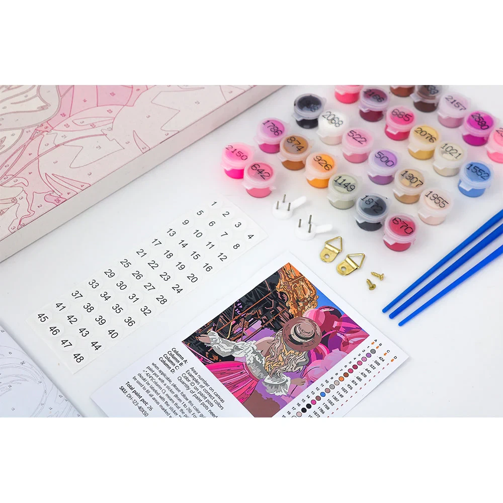 Pintura de diamante 5D de ganado de las tierras altas