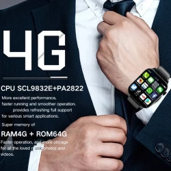 Reloj inteligente Android HD con pantalla grande para jugar y escuchar música