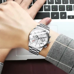 Reloj deportivo de cuarzo de moda para hombre