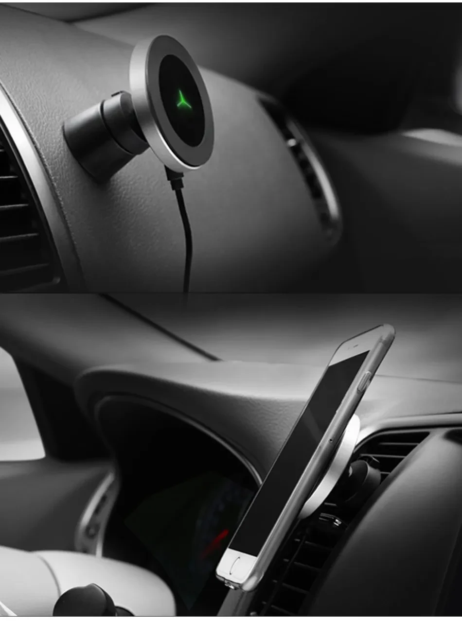 Cargador inalámbrico magnético para coche de 10 W