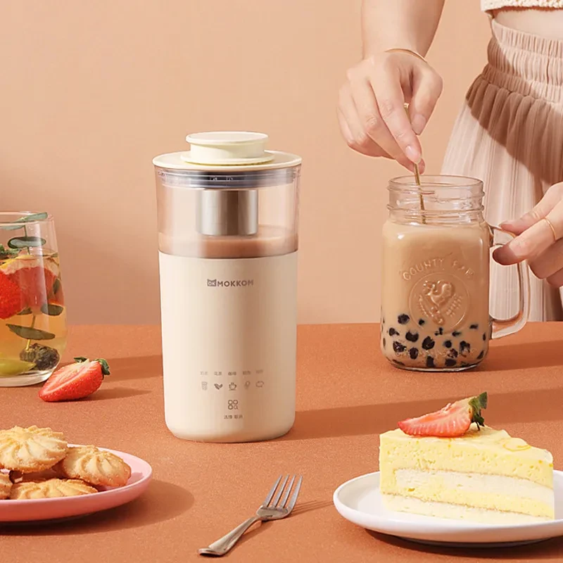 Máquina de café, máquina de té con leche, mini máquina de espuma de leche