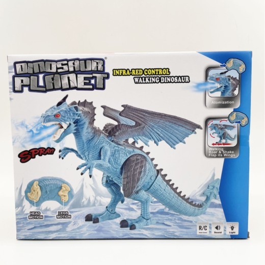 Spray de control remoto Dragón de fuego occidental Dragón de hielo Táctil RC Tiranosaurio