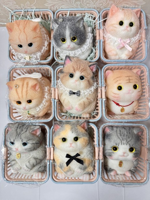 Juguete de silicona comestible para apretar de Los Aristogatos, pintado a mano, hecho a mano