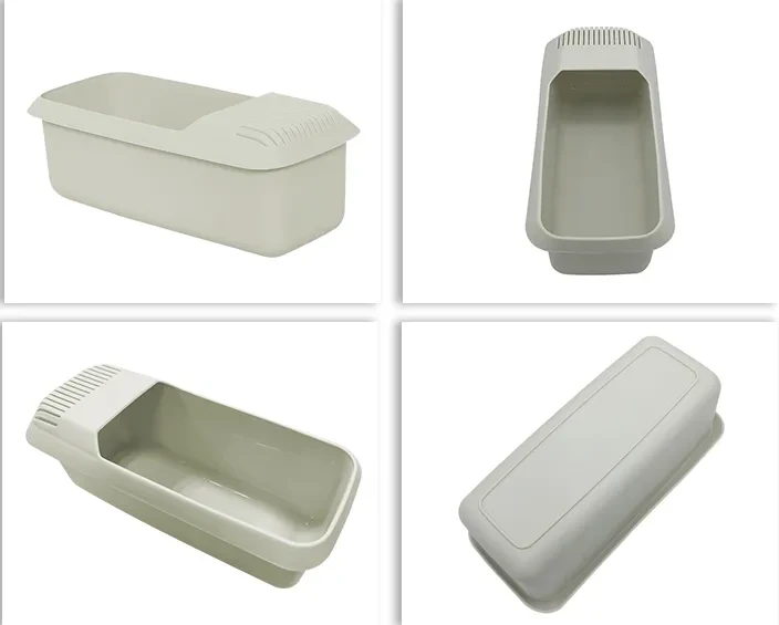 Cocina de plástico para cocinar y fideos Almacenamiento de plástico de doble propósito