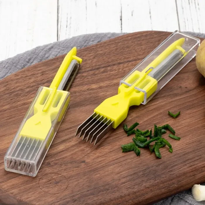 Pelador de frutas, herramienta de cocina, rebanador, cubiertos, cebolla de cocina
