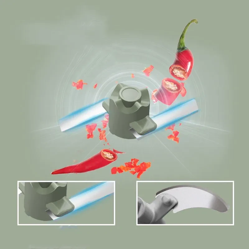 Nuevo machacador de ajo giratorio para cocina doméstica