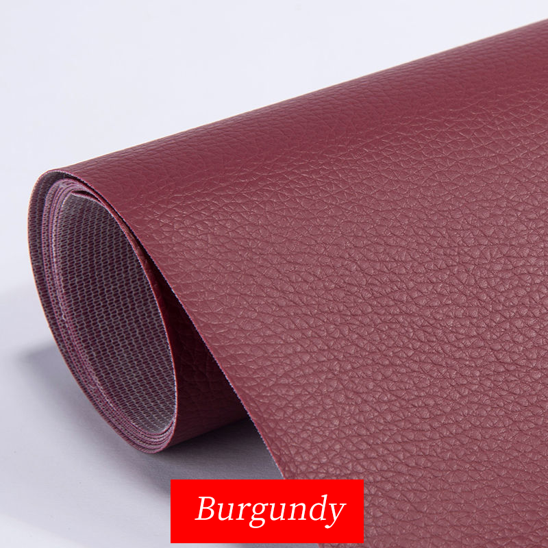 Reparador de cuero autoadhesivo para reparación de sofás recortables