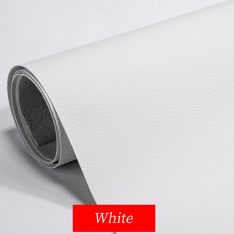 Reparador de cuero autoadhesivo para reparación de sofás recortables