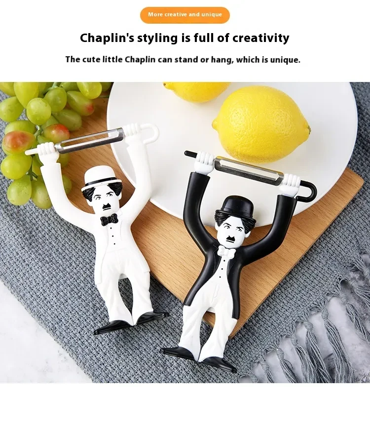 Utensilios de cocina creativos Pelador de frutas Chaplin
